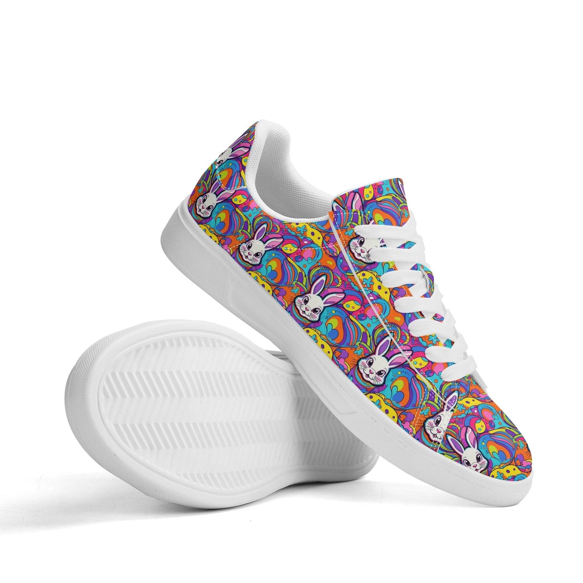 Trippy Bunny Lightweight Brand Low Top Leather Shoes - DeRose Seasonal