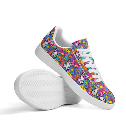 Trippy Bunny Lightweight Brand Low Top Leather Shoes - DeRose Seasonal