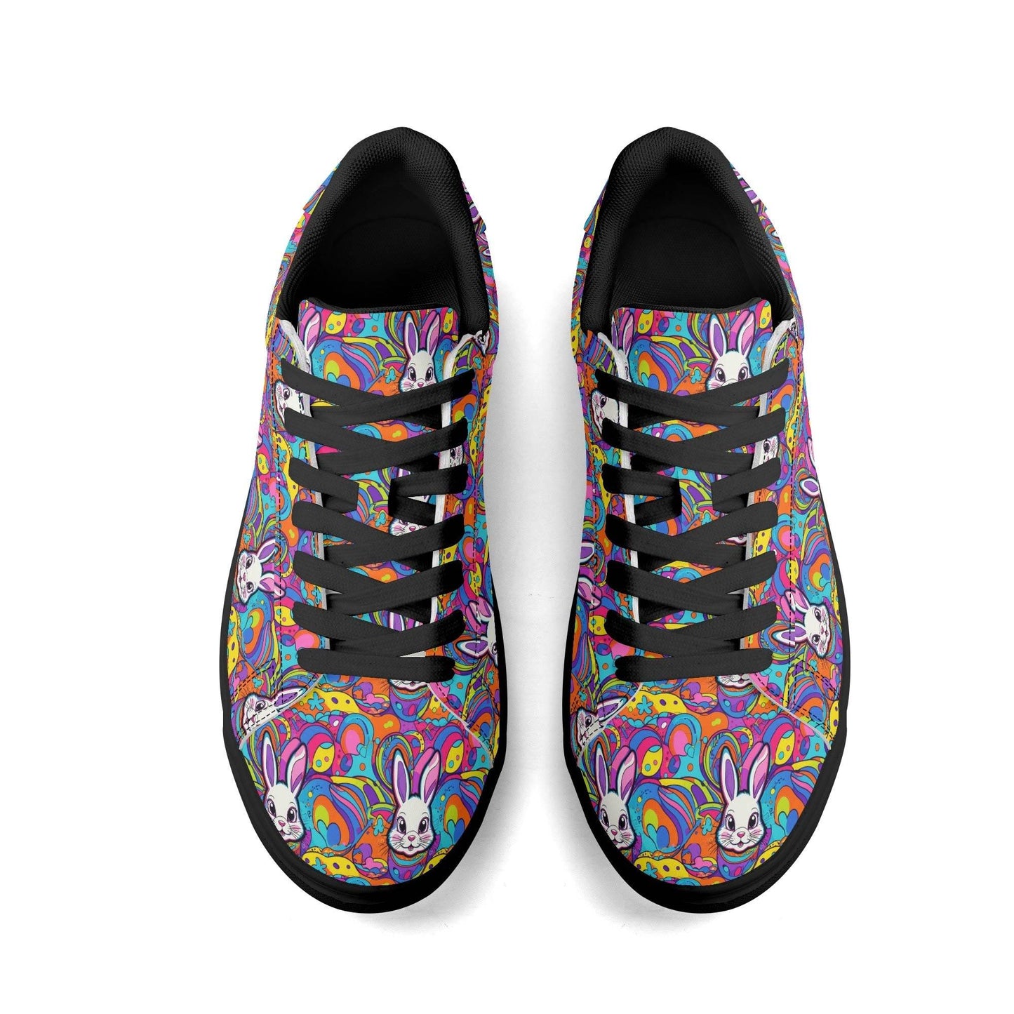Trippy Bunny Lightweight Brand Low Top Leather Shoes - DeRose Seasonal