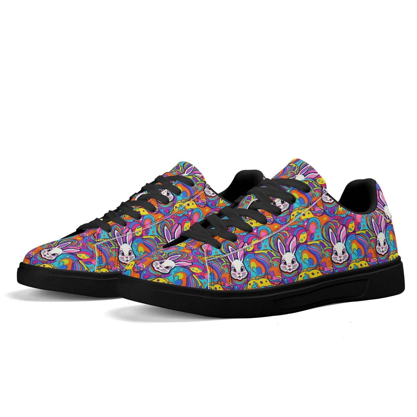 Trippy Bunny Lightweight Brand Low Top Leather Shoes - DeRose Seasonal