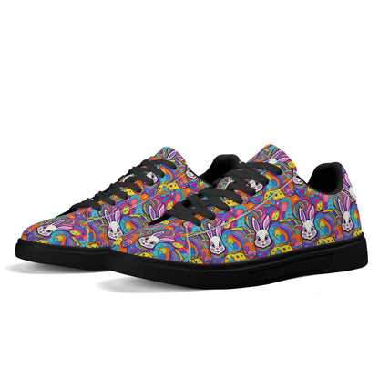 Trippy Bunny Lightweight Brand Low Top Leather Shoes - DeRose Seasonal
