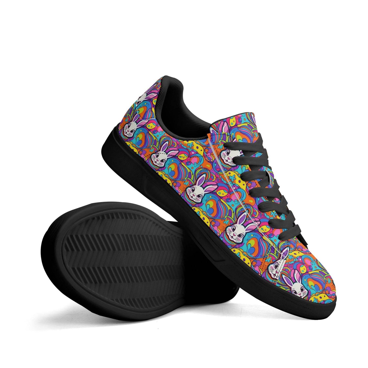 Trippy Bunny Lightweight Brand Low Top Leather Shoes - DeRose Seasonal