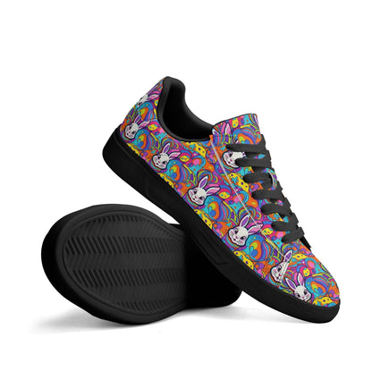 Trippy Bunny Lightweight Brand Low Top Leather Shoes - DeRose Seasonal