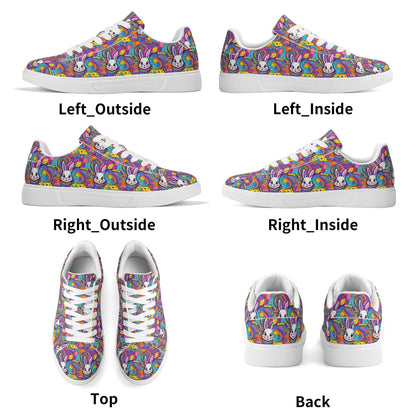 Trippy Bunny Lightweight Brand Low Top Leather Shoes - DeRose Seasonal