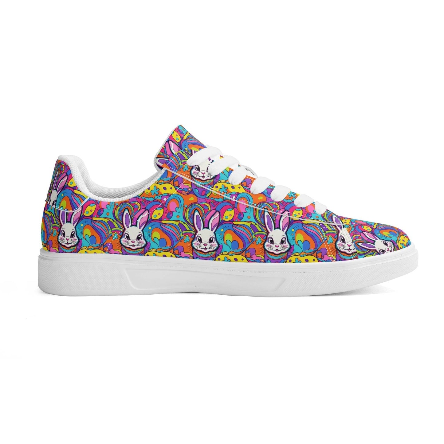 Trippy Bunny Lightweight Brand Low Top Leather Shoes - DeRose Seasonal