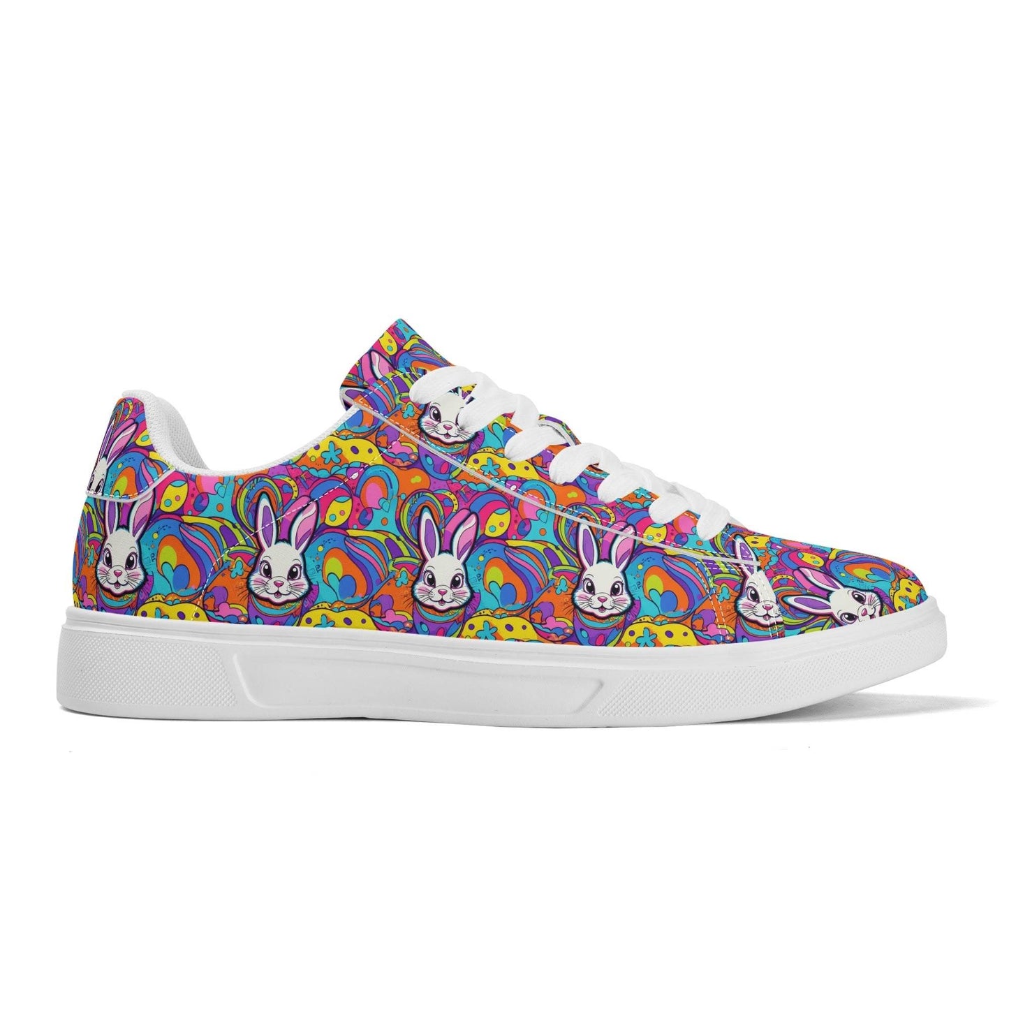 Trippy Bunny Lightweight Brand Low Top Leather Shoes - DeRose Seasonal