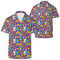 Trippy Bunny Men's Casual Hawaiian Shirt - DeRose Seasonal