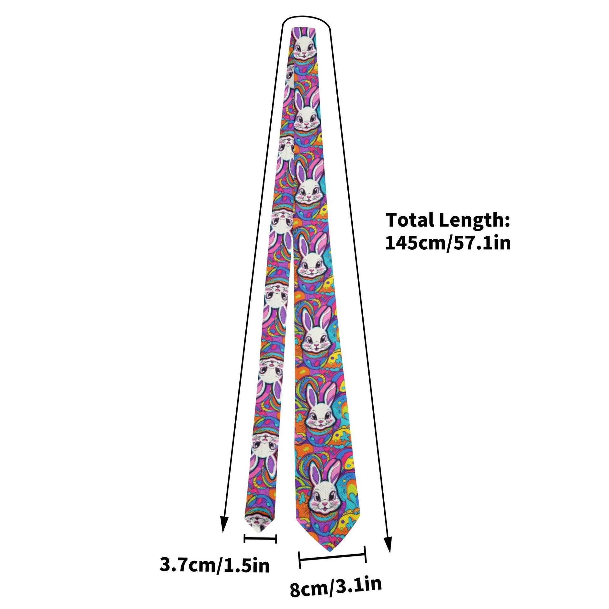 Trippy Bunny Men's Necktie - DeRose Seasonal