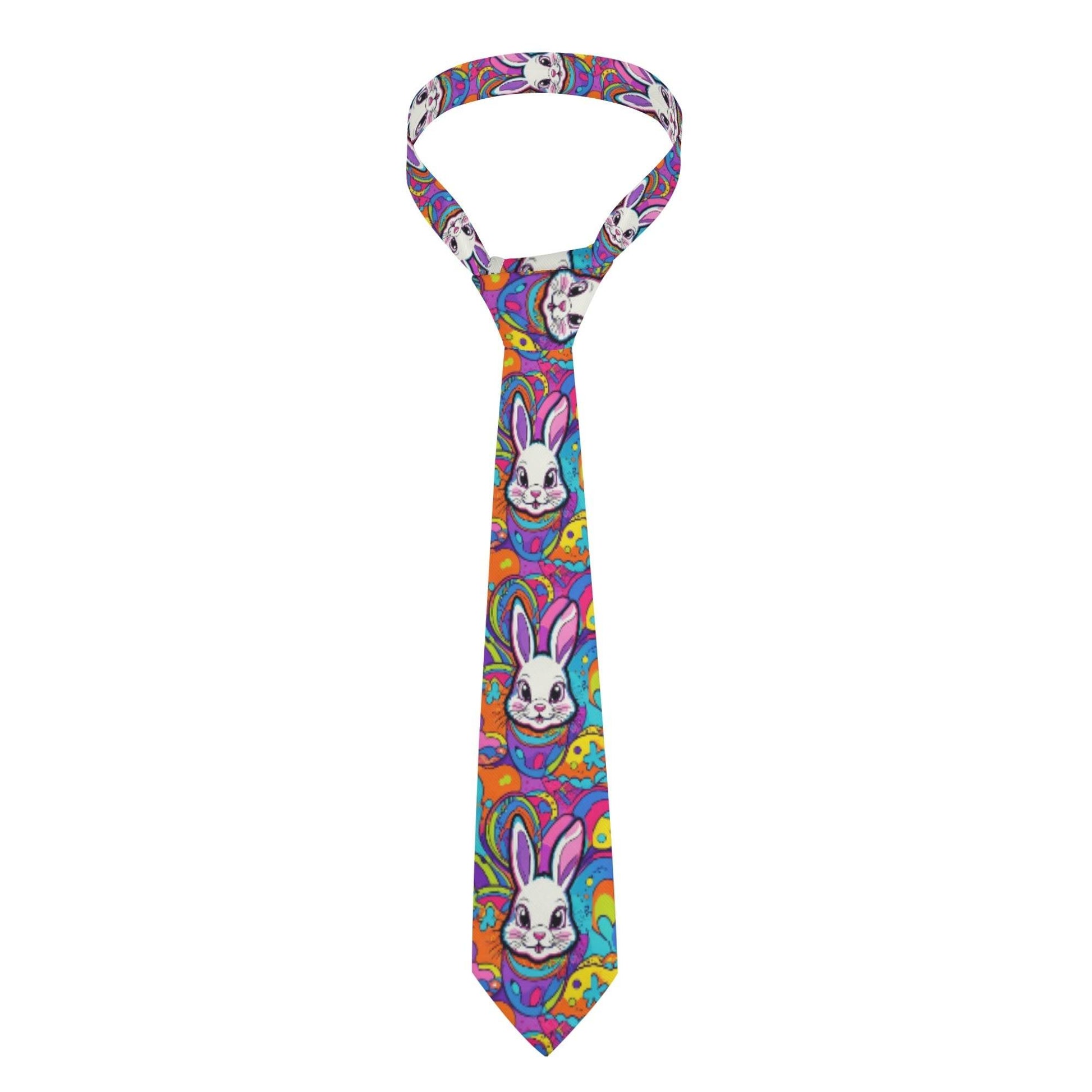 Trippy Bunny Men's Necktie - DeRose Seasonal