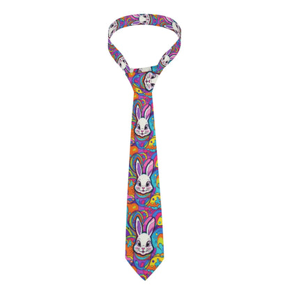 Trippy Bunny Men's Necktie - DeRose Seasonal