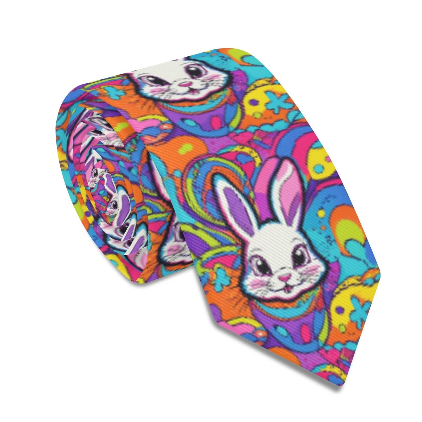 Trippy Bunny Men's Necktie - DeRose Seasonal
