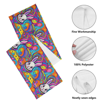 Trippy Bunny Polyester Table Runner - DeRose Seasonal