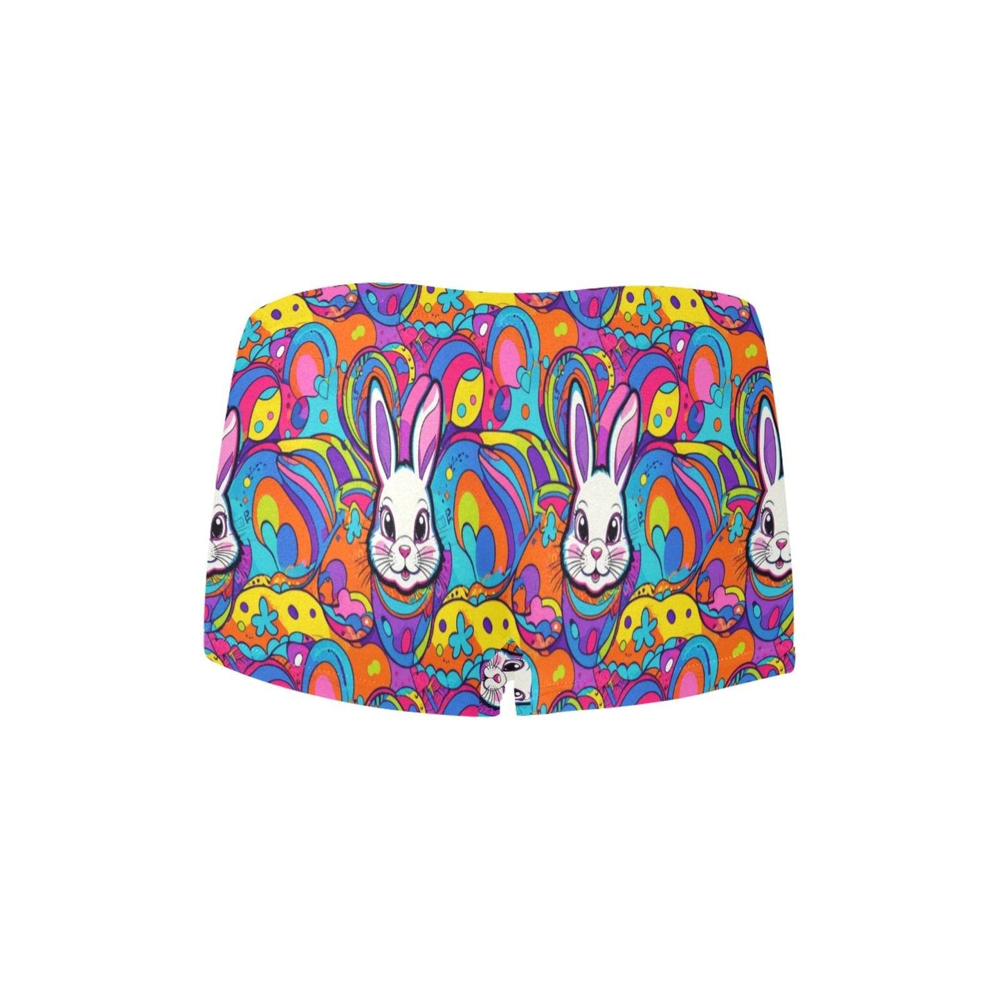 Trippy Bunny Women's Underwear Briefs Women's Boyshort Panties (Model L31) - DeRose Seasonal
