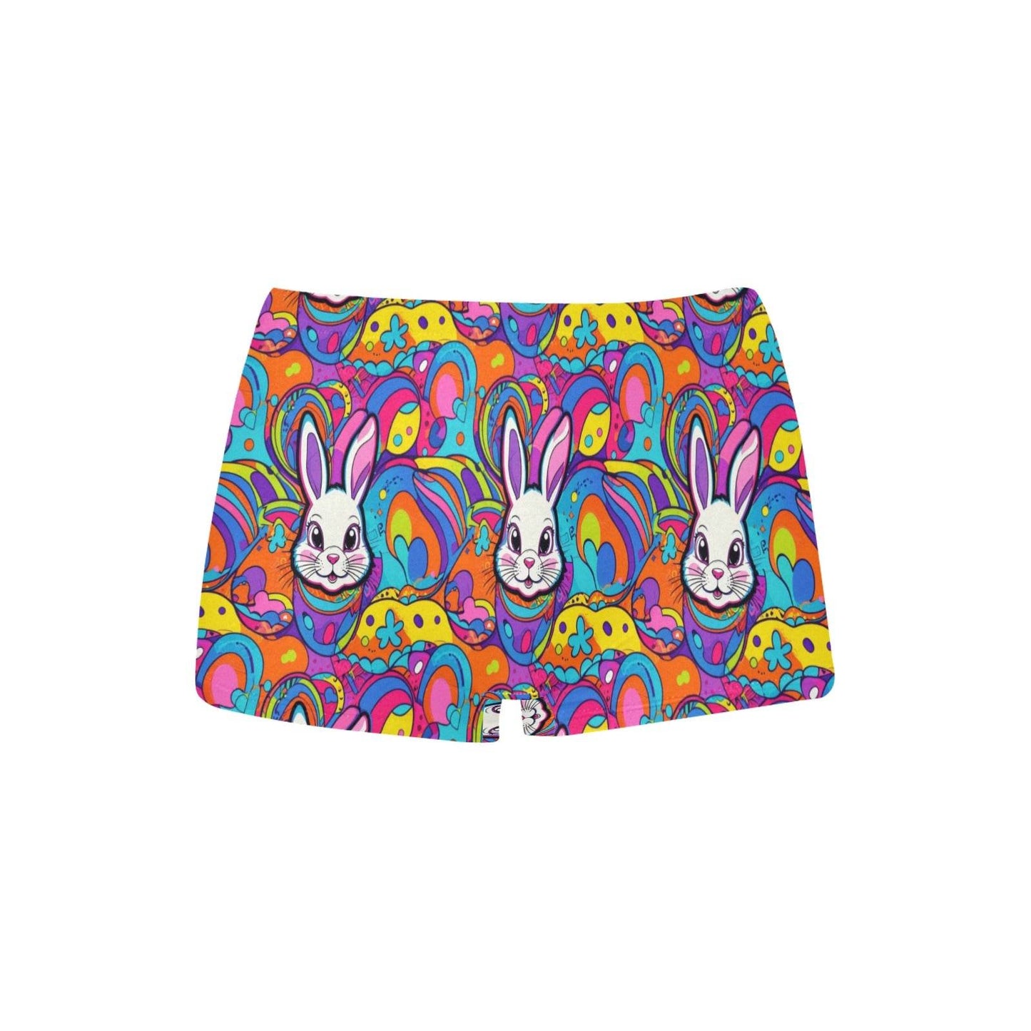 Trippy Bunny Women's Underwear Briefs Women's Boyshort Panties (Model L31) - DeRose Seasonal