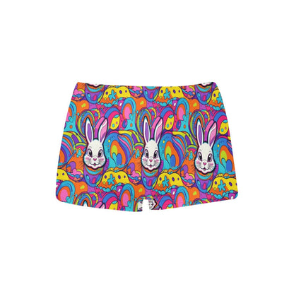 Trippy Bunny Women's Underwear Briefs Women's Boyshort Panties (Model L31) - DeRose Seasonal