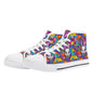 Trippy Bunny Women's High Top Canvas Shoes - DeRose Seasonal
