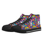 Trippy Bunny Women's High Top Canvas Shoes - DeRose Seasonal