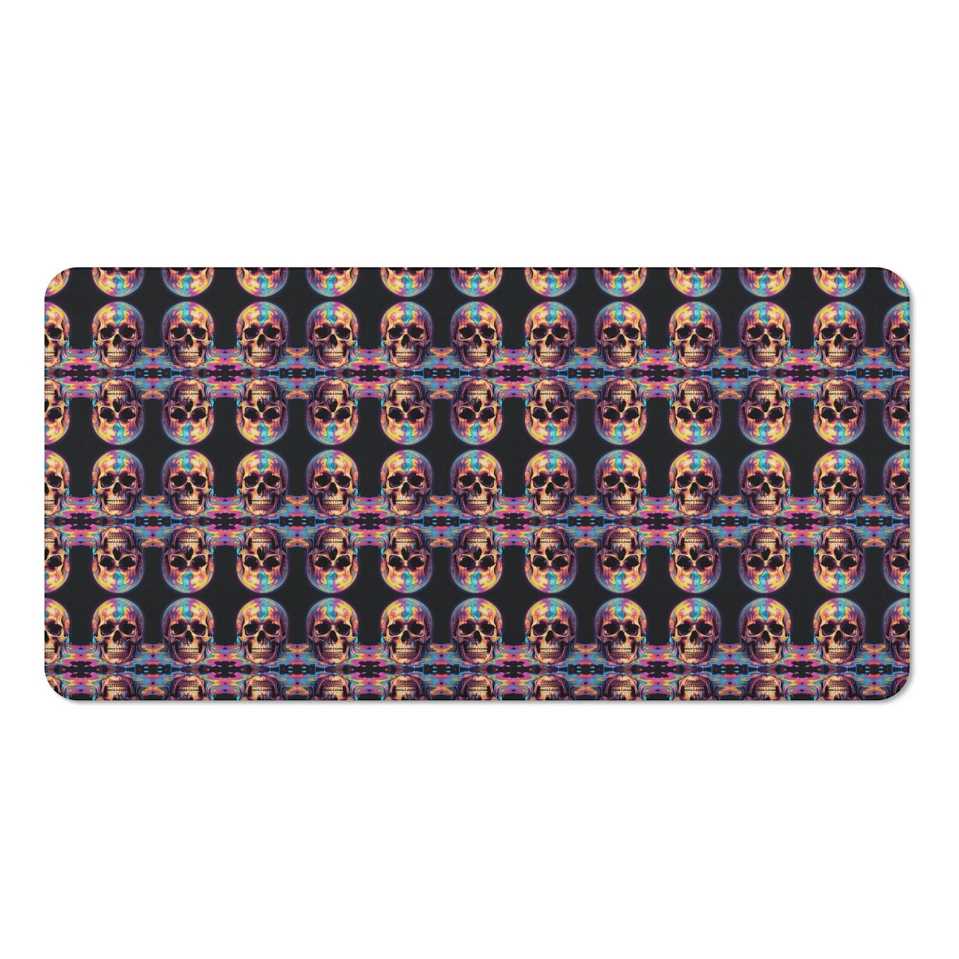 Trippy Skull Bath Towel - DeRose Seasonal