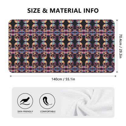 Trippy Skull Bath Towel - DeRose Seasonal