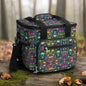 Trippy Skulls Insulated Leakproof Cooler Bag Lunch Box - DeRose Seasonal