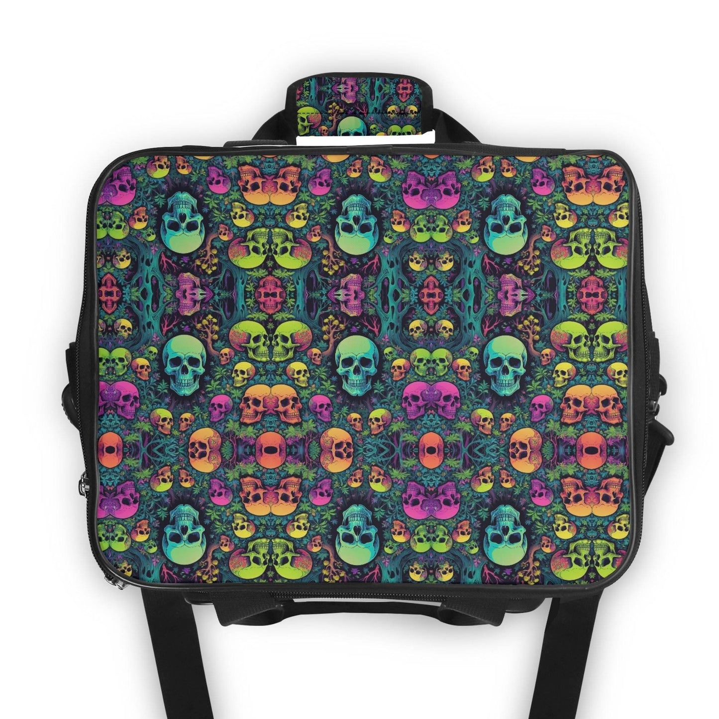 Trippy Skulls Insulated Leakproof Cooler Bag Lunch Box - DeRose Seasonal