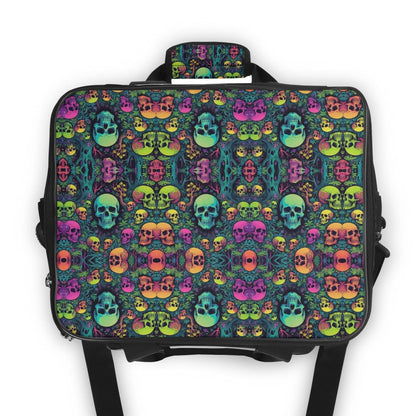Trippy Skulls Insulated Leakproof Cooler Bag Lunch Box - DeRose Seasonal