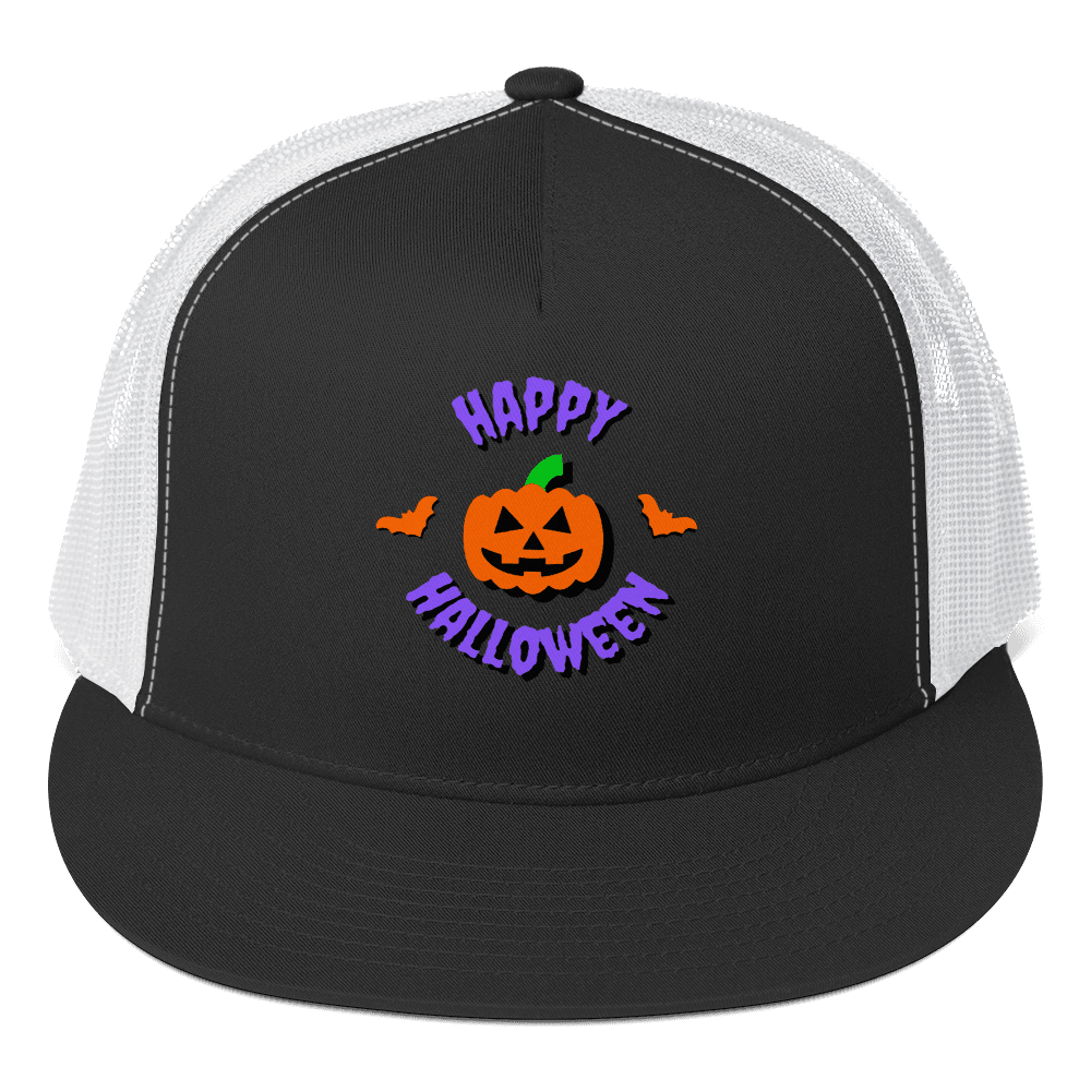 Happy Halloween Adjustable Trucker Cap - DeRose Seasonal