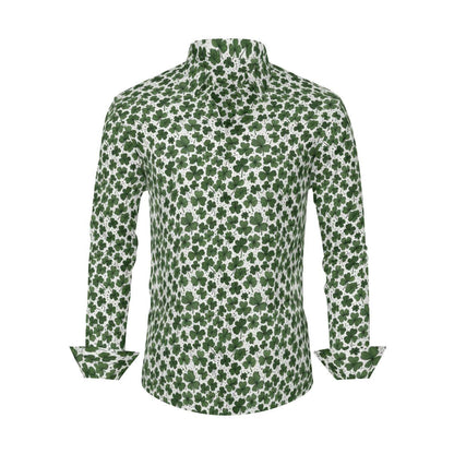 Clovers Men's Classic Long-Sleeved Shirt | Polyester - DeRose Seasonal