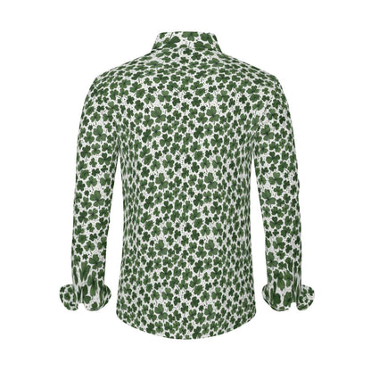 Clovers Men's Classic Long-Sleeved Shirt | Polyester - DeRose Seasonal