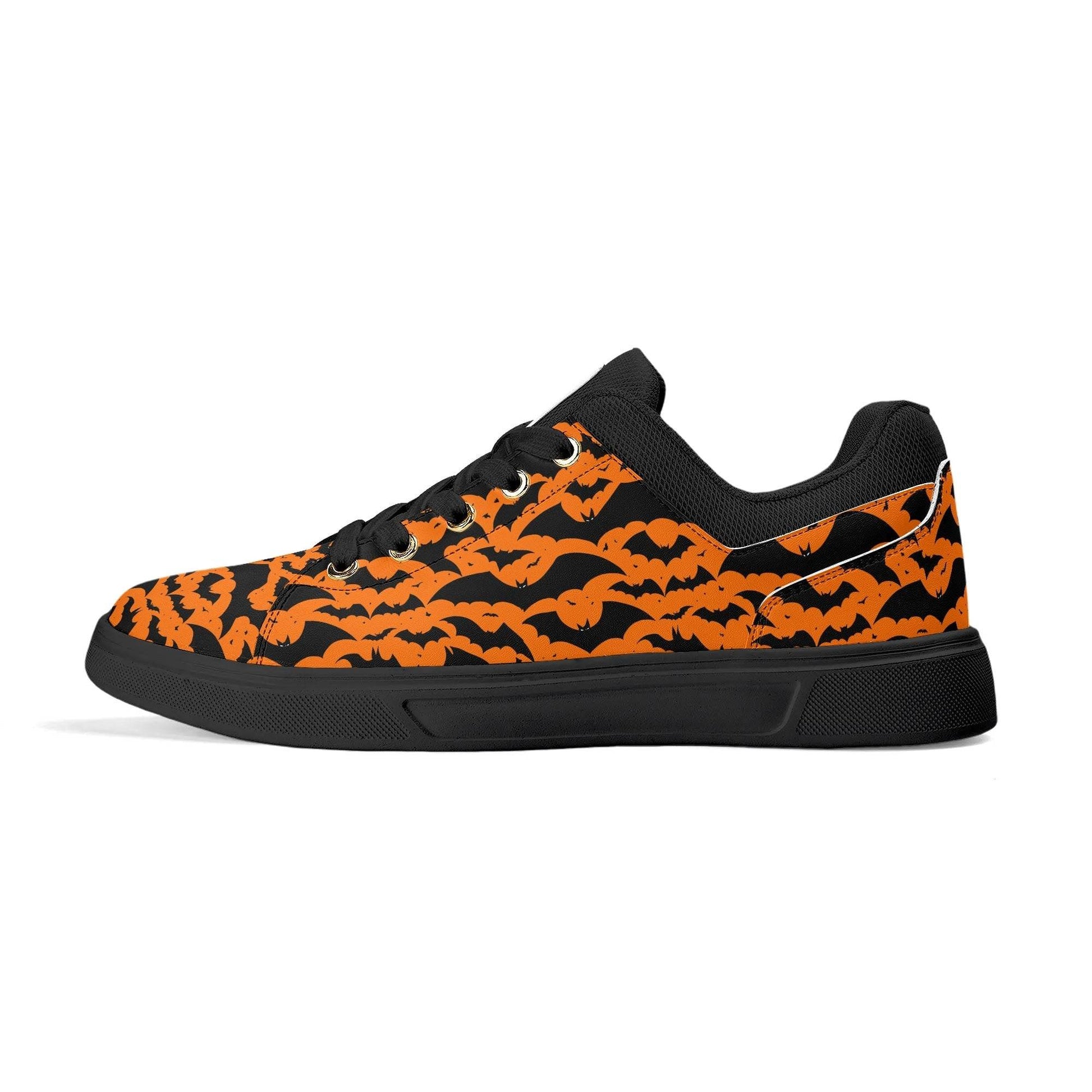 Unisex Halloween Bats Lightweight Brand Low Top Mesh Shoes - DeRose Seasonal