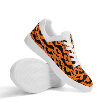 Unisex Halloween Bats Lightweight Brand Low Top Mesh Shoes - DeRose Seasonal