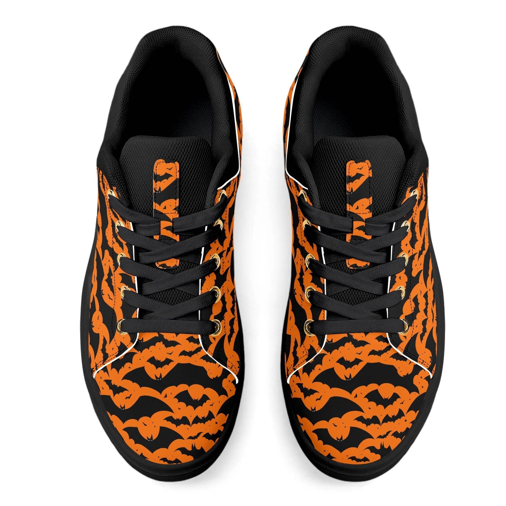 Unisex Halloween Bats Lightweight Brand Low Top Mesh Shoes - DeRose Seasonal