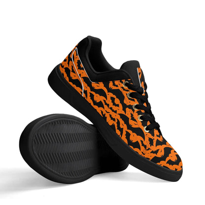 Unisex Halloween Bats Lightweight Brand Low Top Mesh Shoes - DeRose Seasonal