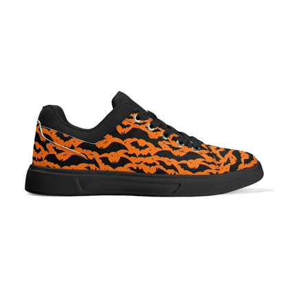 Unisex Halloween Bats Lightweight Brand Low Top Mesh Shoes - DeRose Seasonal
