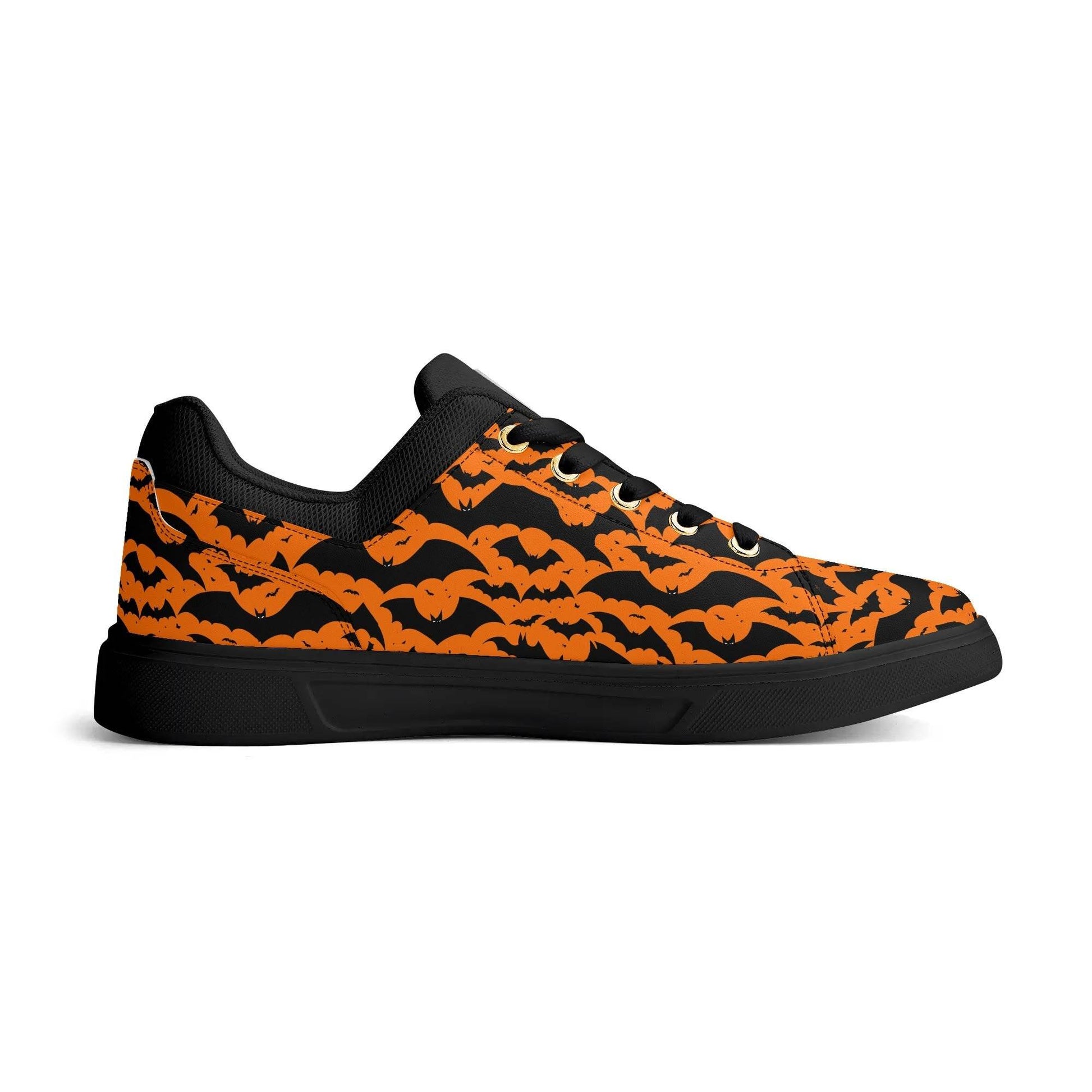 Unisex Halloween Bats Lightweight Brand Low Top Mesh Shoes - DeRose Seasonal