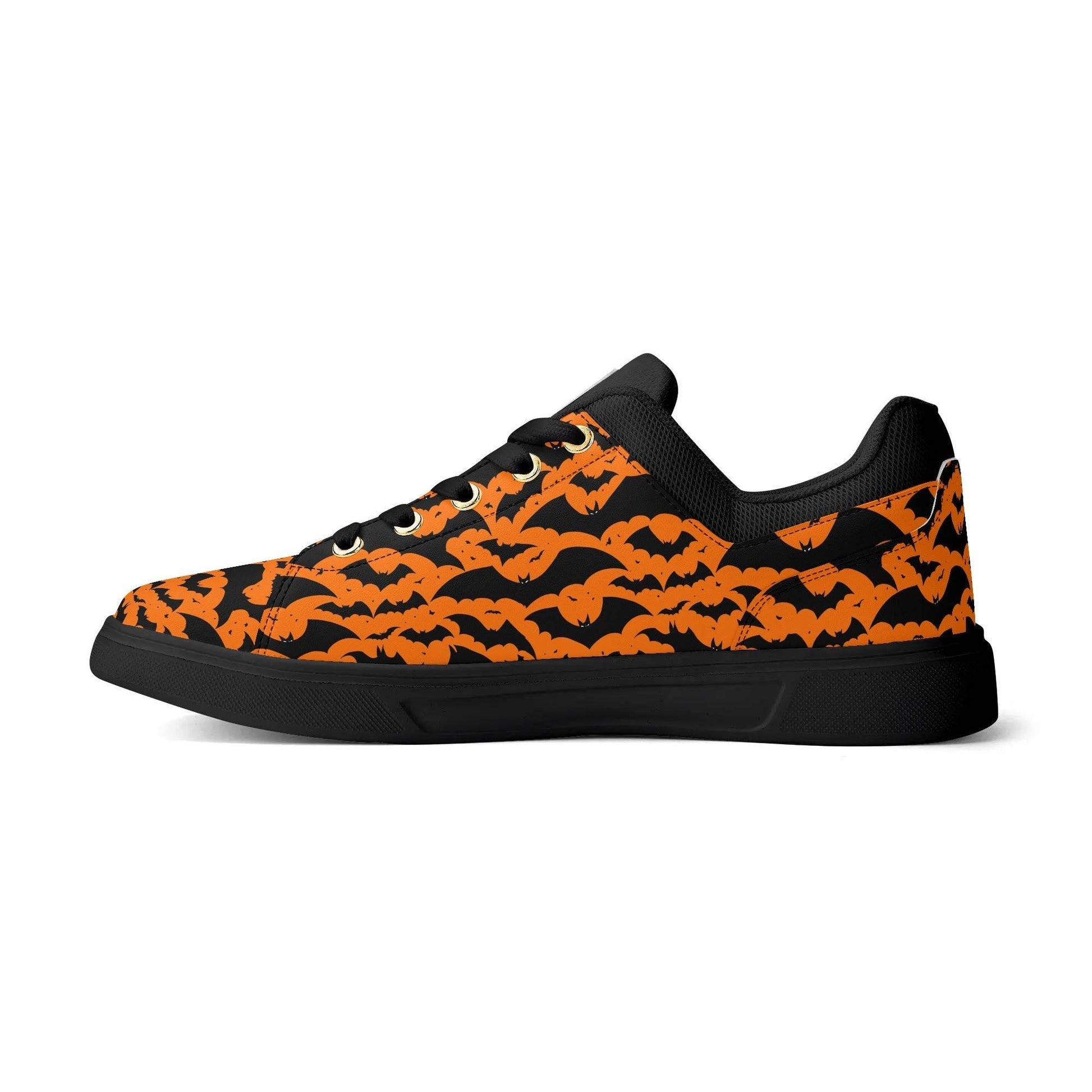 Unisex Halloween Bats Lightweight Brand Low Top Mesh Shoes - DeRose Seasonal