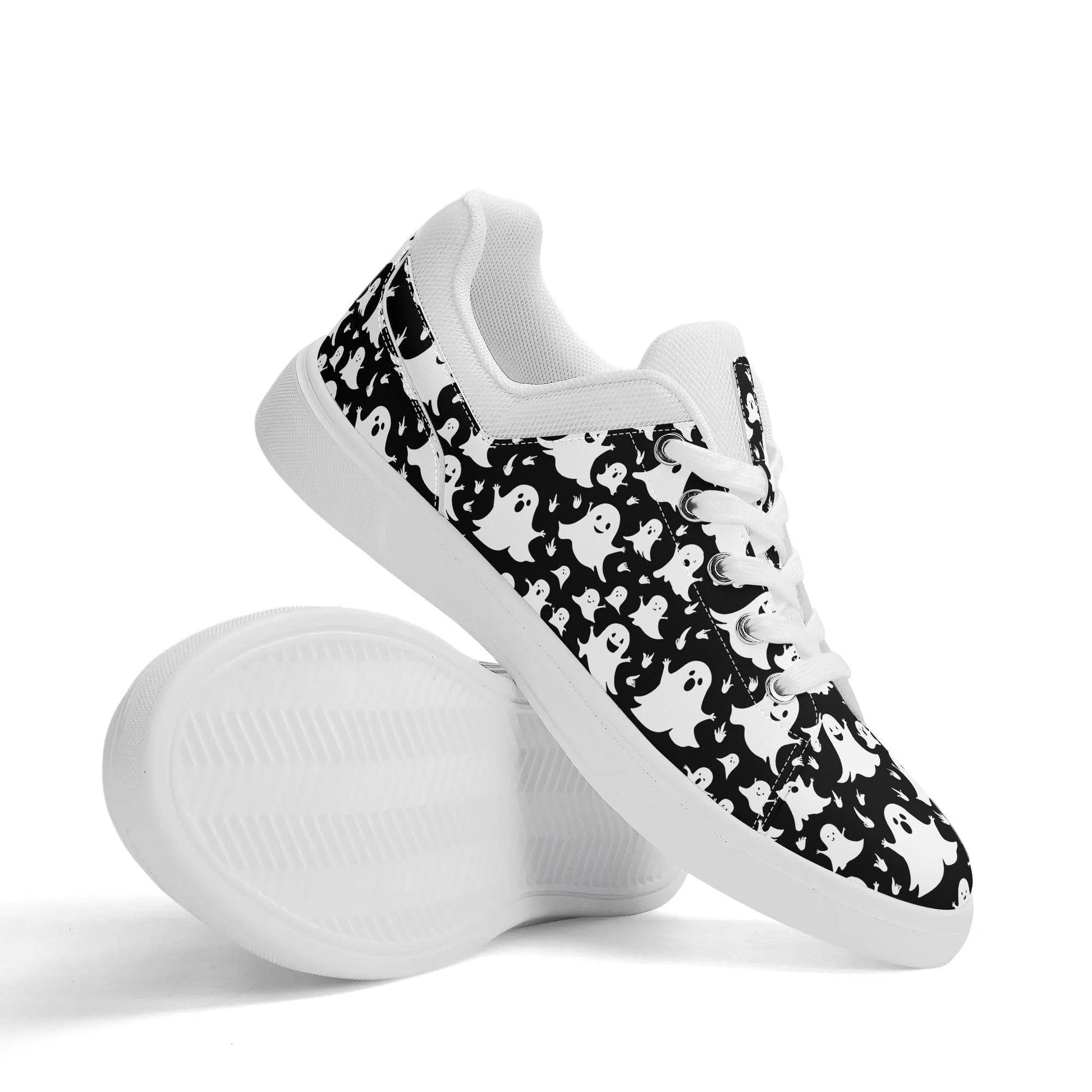 Unisex Spooky Ghost Lightweight Brand Low Top Mesh Shoes - DeRose Seasonal