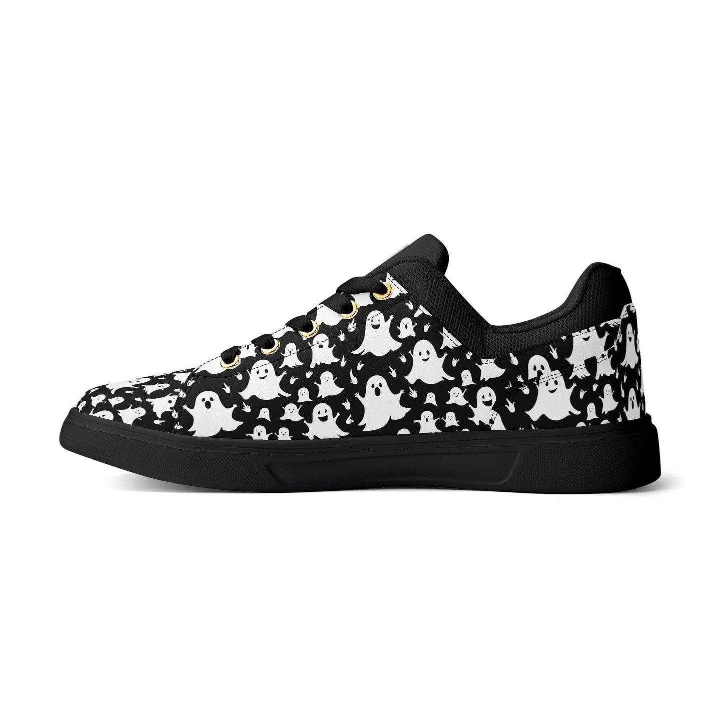 Unisex Spooky Ghost Lightweight Brand Low Top Mesh Shoes - DeRose Seasonal