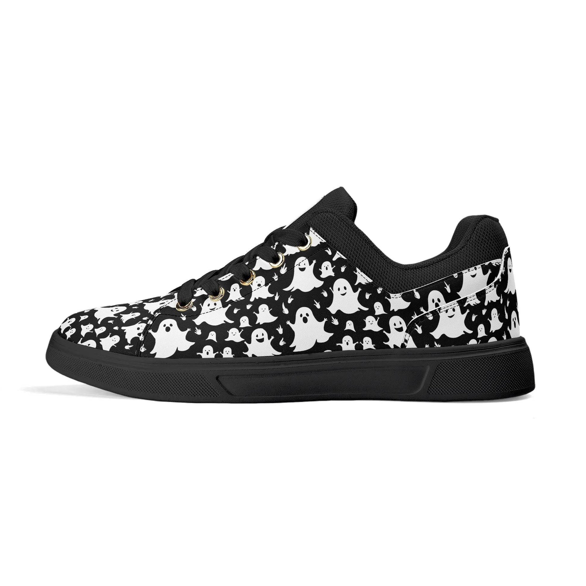 Unisex Spooky Ghost Lightweight Brand Low Top Mesh Shoes - DeRose Seasonal