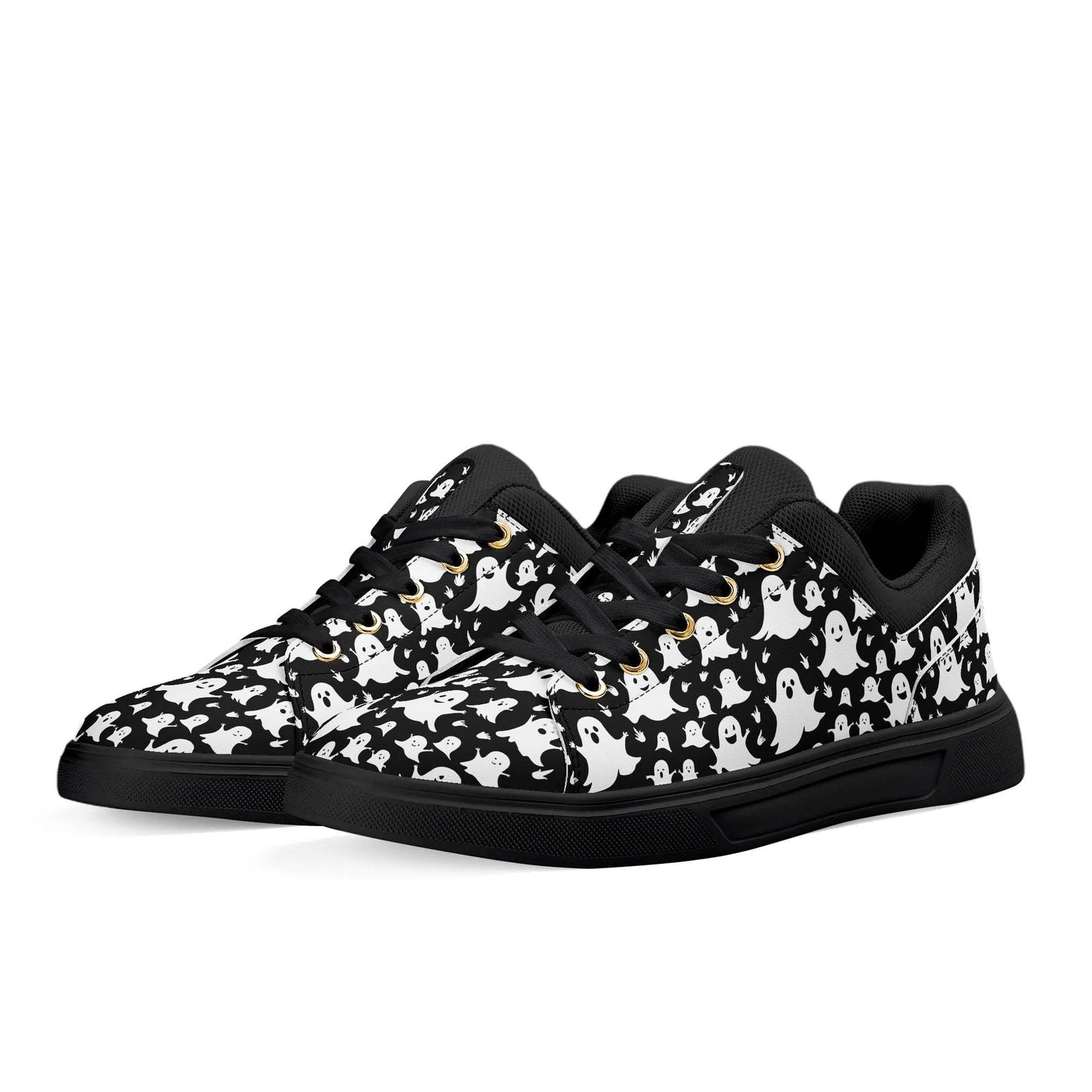 Unisex Spooky Ghost Lightweight Brand Low Top Mesh Shoes - DeRose Seasonal