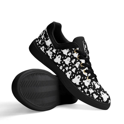 Unisex Spooky Ghost Lightweight Brand Low Top Mesh Shoes - DeRose Seasonal