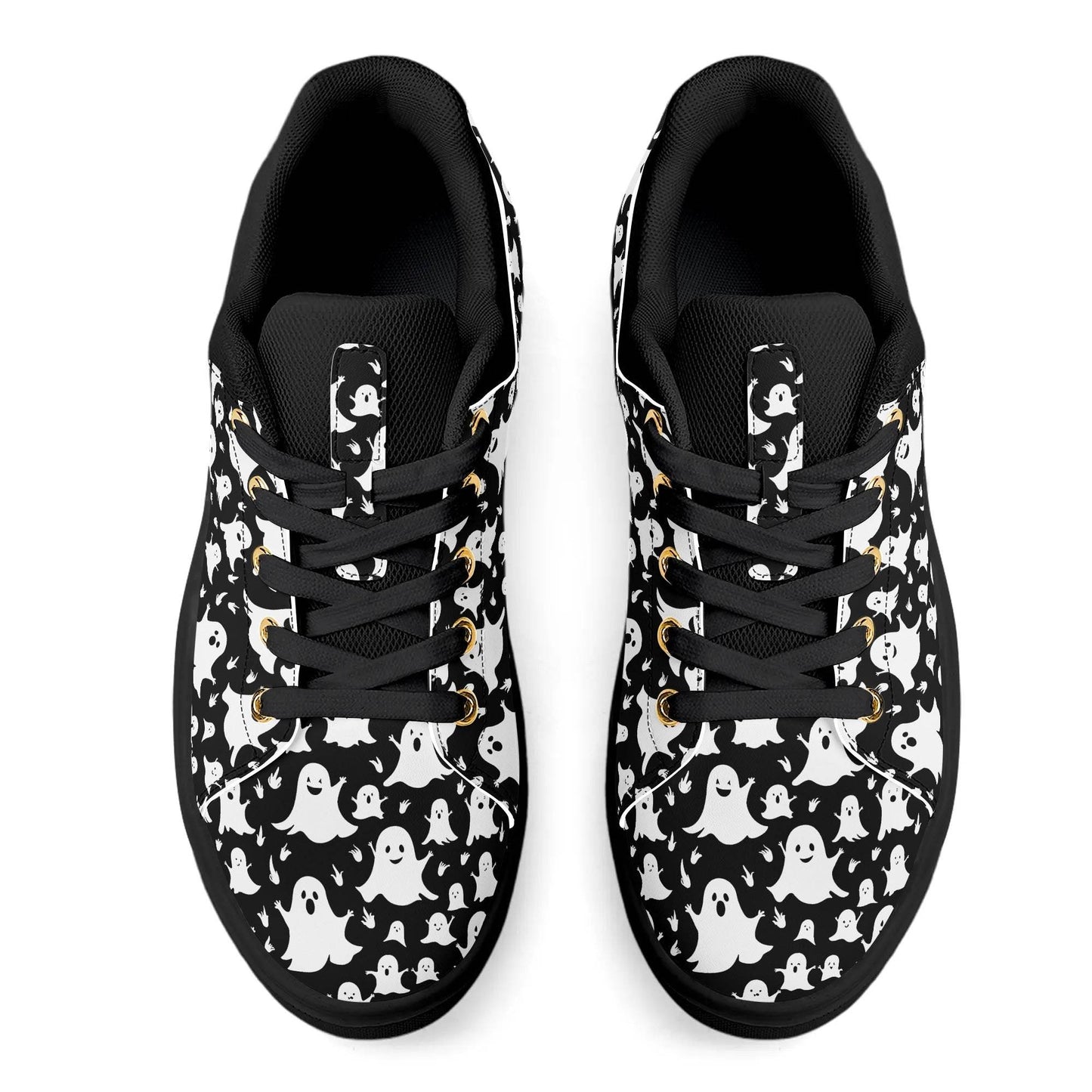 Unisex Spooky Ghost Lightweight Brand Low Top Mesh Shoes - DeRose Seasonal