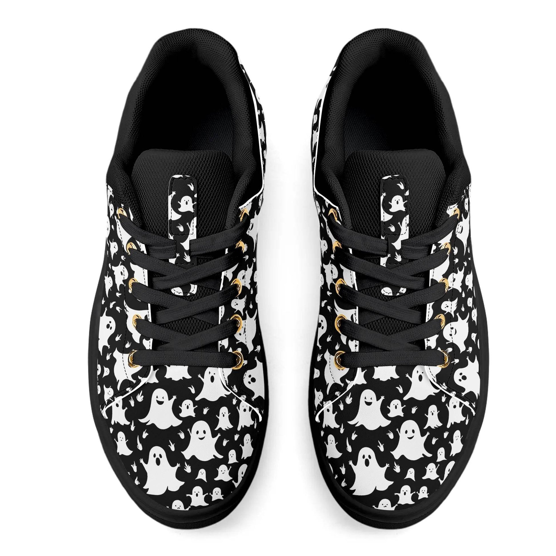 Unisex Spooky Ghost Lightweight Brand Low Top Mesh Shoes - DeRose Seasonal