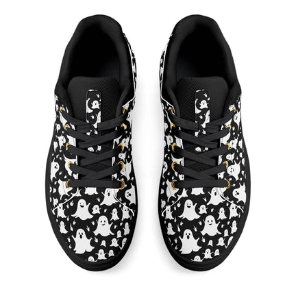 Unisex Spooky Ghost Lightweight Brand Low Top Mesh Shoes - DeRose Seasonal