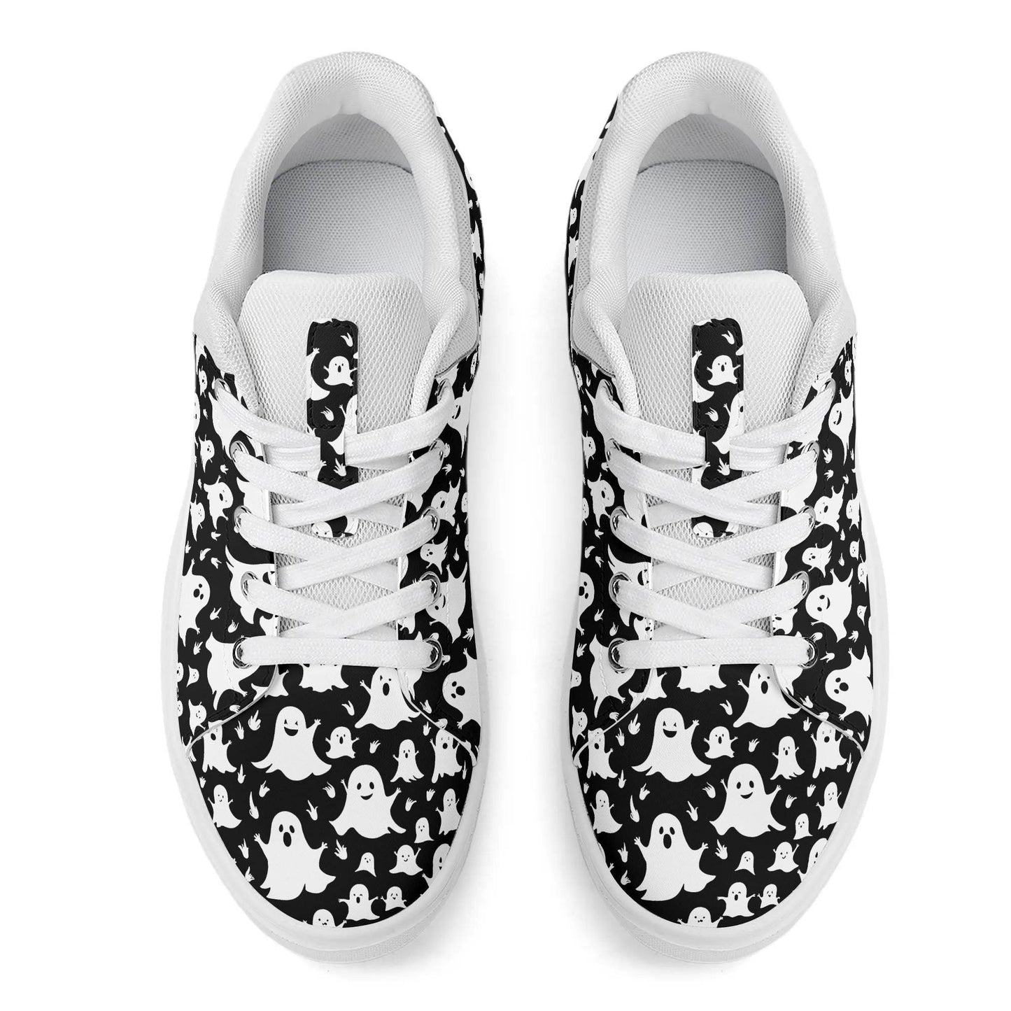Unisex Spooky Ghost Lightweight Brand Low Top Mesh Shoes - DeRose Seasonal