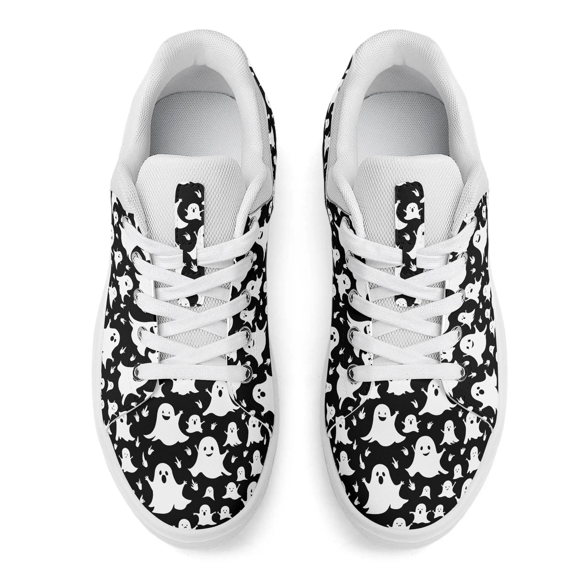 Unisex Spooky Ghost Lightweight Brand Low Top Mesh Shoes - DeRose Seasonal