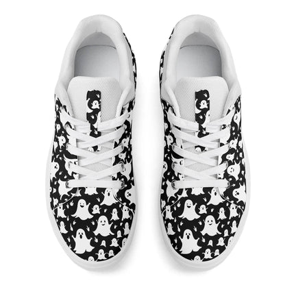 Unisex Spooky Ghost Lightweight Brand Low Top Mesh Shoes - DeRose Seasonal