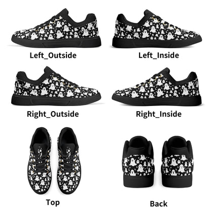Unisex Spooky Ghost Lightweight Brand Low Top Mesh Shoes - DeRose Seasonal
