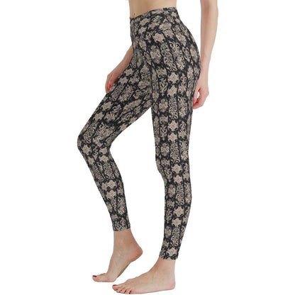 Gothic Emblem Women's Polyester Yoga pants Leggings - DeRose Seasonal