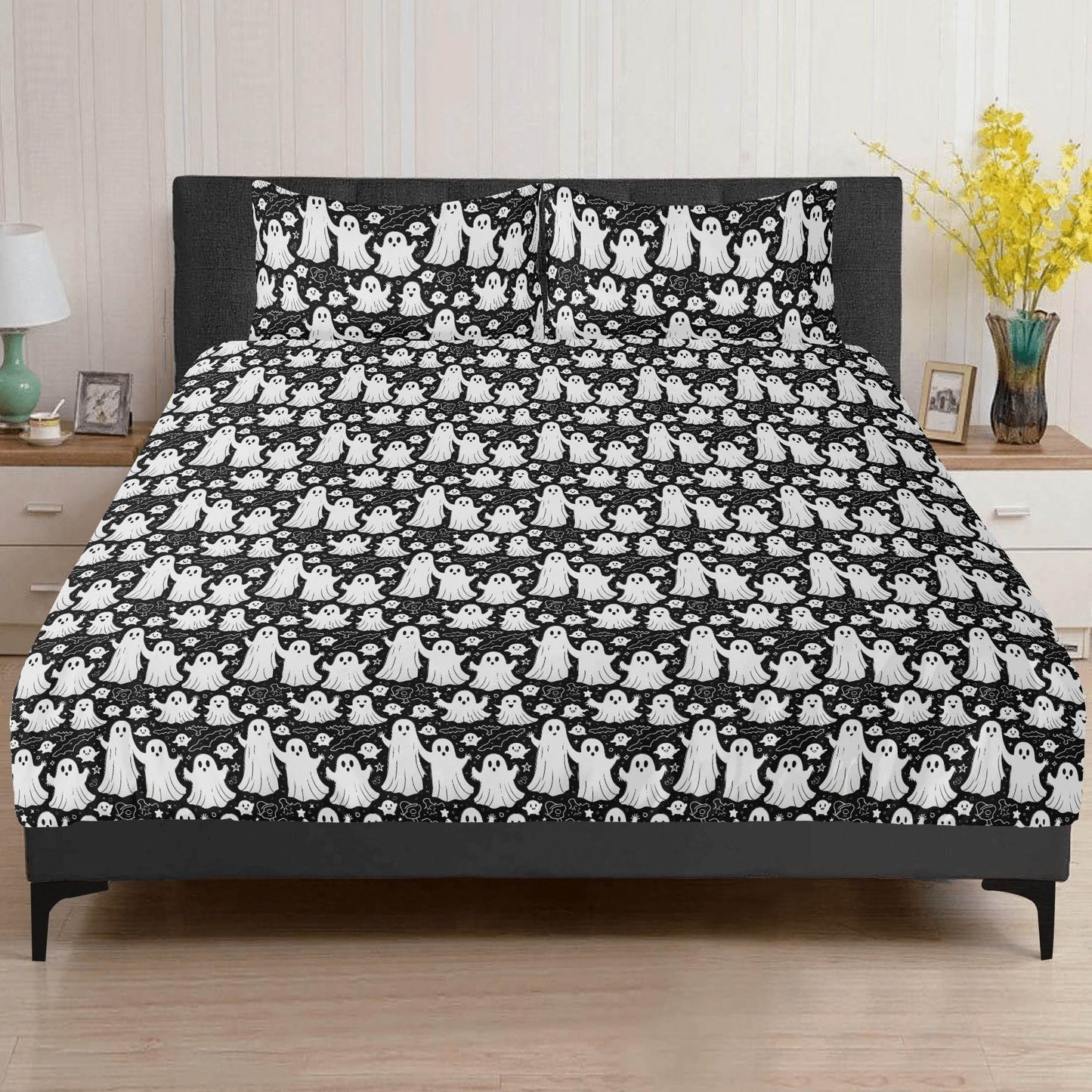 Vintage Ghost 3 Pcs Beddings - DeRose Seasonal